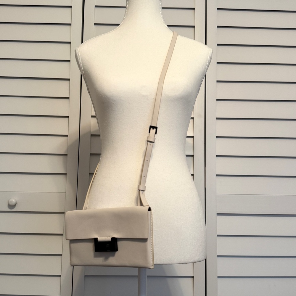 All Saints Cream Crossbody Bag